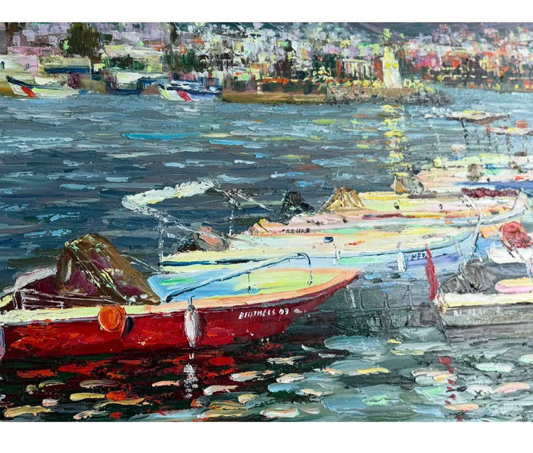 Evening Glow by the Harbour