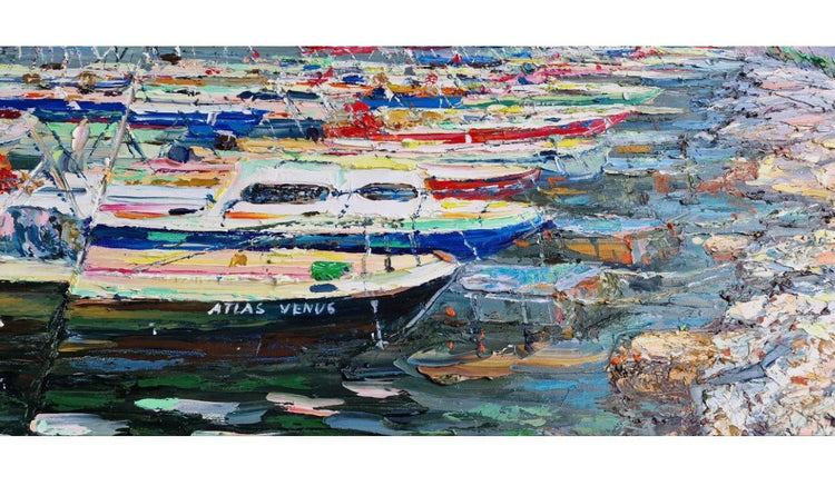 Evening Glow by the Harbour