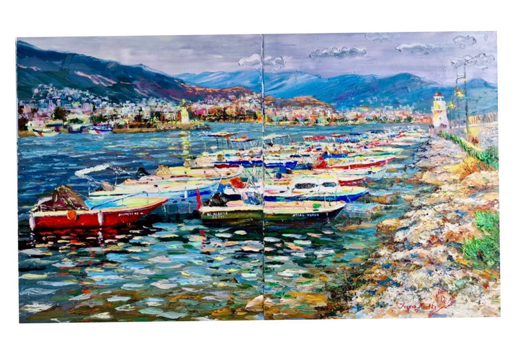 Evening Glow by the Harbour